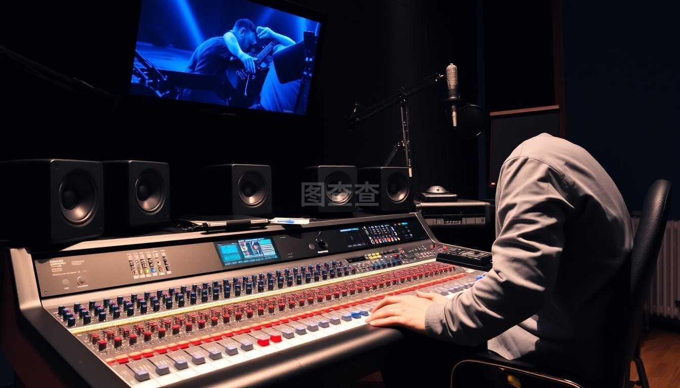 錄音棚混音臺專業(yè)音樂制作